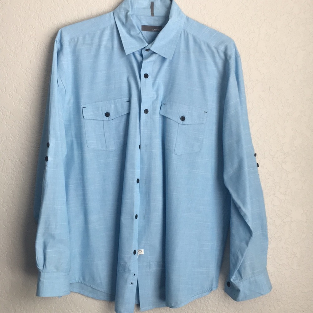 Men’s large casual button down shirt